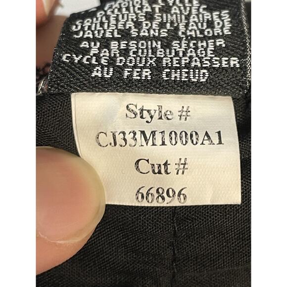 1822 Denim Jeans Womens 10 Black Skinny Dark Wash Stretch Solid Zip CJ33M1000A1 - Picture 13 of 13